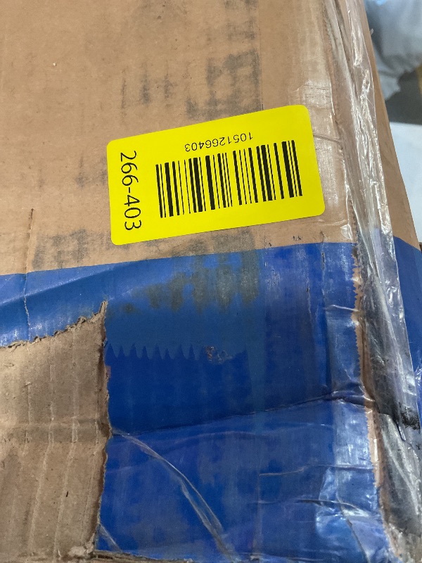 Photo 1 of ****TABLETOP ONLY MISSING LEGS****Round Two-Tone Finish Wood Dining Table, Antique White and Distressed Oak