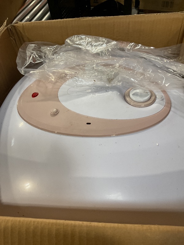 Photo 1 of **minor damaged*
Feelrogast Electric Tank Water Heater-8 Gallon Under Sink Instant Hot Water for RV, Camper, Kitchen, Food Truck, 120V 1500W, Dusty Rose, Wall or Floor Mounted