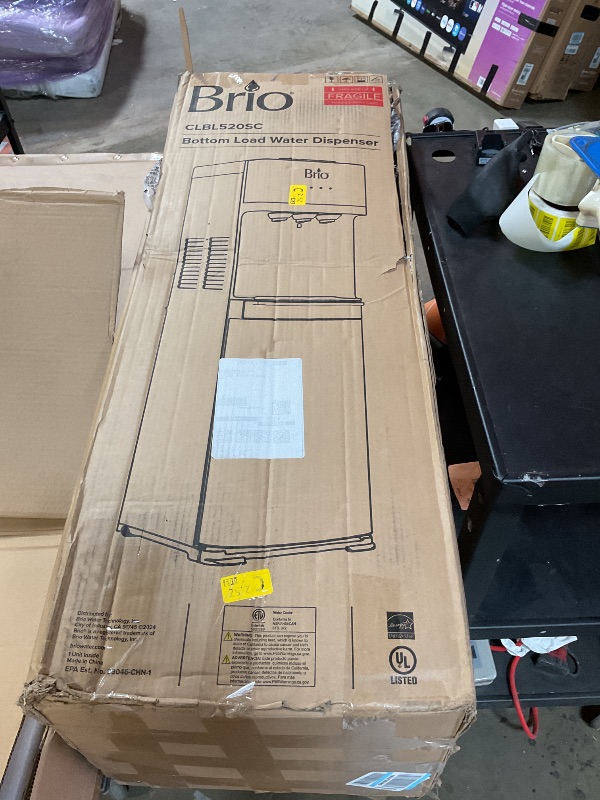 Photo 1 of **NEW BUT DAMAGED -SEEN IN PHOTO**Brio Self Cleaning Bottom Loading Water Cooler Water Dispenser – Limited Edition - 3 Temperature Settings - Hot, Cold & Cool Water