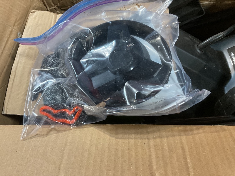 Photo 1 of **DIRT**GREENSWEEP Electric Wood Chipper & Mulcher – 15A Powerful Garden Shredder for Branches, Sticks & Yard Waste – Compact, Quiet & Easy to Use with Collection Bag