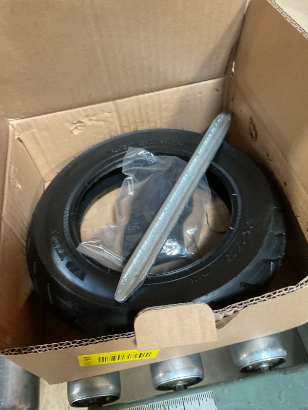 Photo 1 of 10x2.125 Tire and Inner Tube, 10 x 2.125" Inner Tube for Electric Scooter Tire Front and Rear Replacement Wheels with 0° Valve Stem for 10 inch Tires with 6 inch Rims (1 Set)