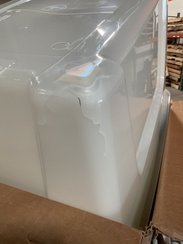 Photo 1 of **MINOR DAMAGE  ** IRIS USA 54 QT Plastic Storage Box with Lid and Latches - 4 Pack - BPA-Free, Discreet Organizing Solution, Durable Nestable Stackable Containers, Secure Pull Handle - Pearl