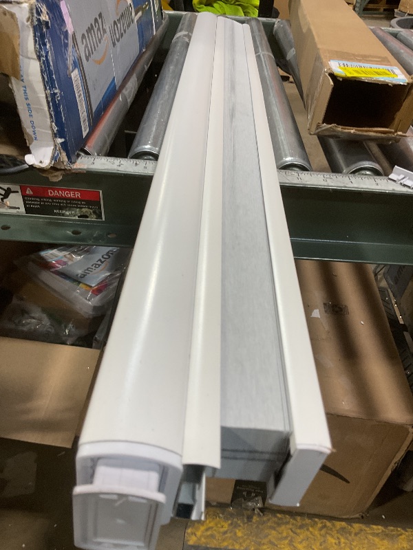 Photo 1 of **SCRATCHES. DIRT. MISSING HARDWARE**Joydeco No Tools No Drill Blinds for Indoor Windows, Cordless Window Blinds Cellular Shades Top Down Bottom Up Blackout Honeycomb Blinds Thermal Insulated Noise Reduction (White, 35" W x 64" H)