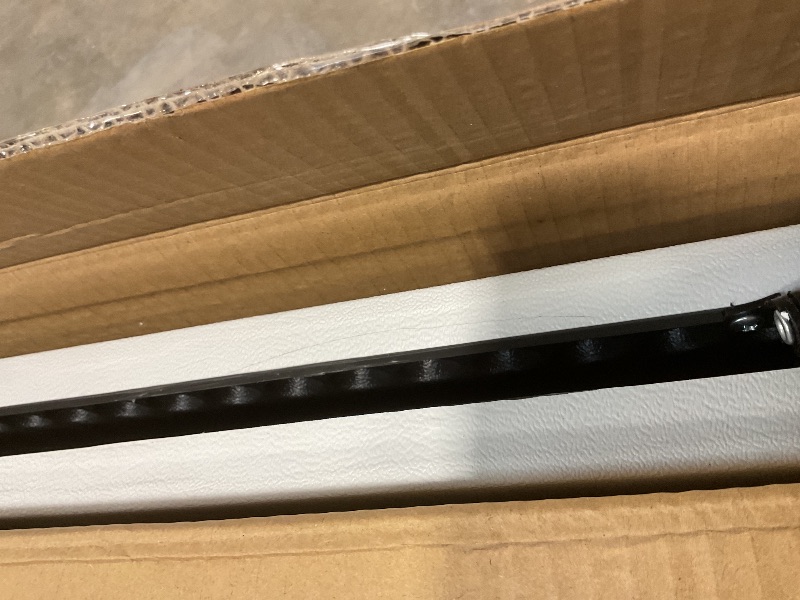 Photo 1 of **SCRATCHES. DIRT**FROASISPRO 34" Square Plastic Folding Table with Handle - 330lb Capacity, Portable Indoor/Outdoor Commercial Table for Picnics, Camping, Parties - White