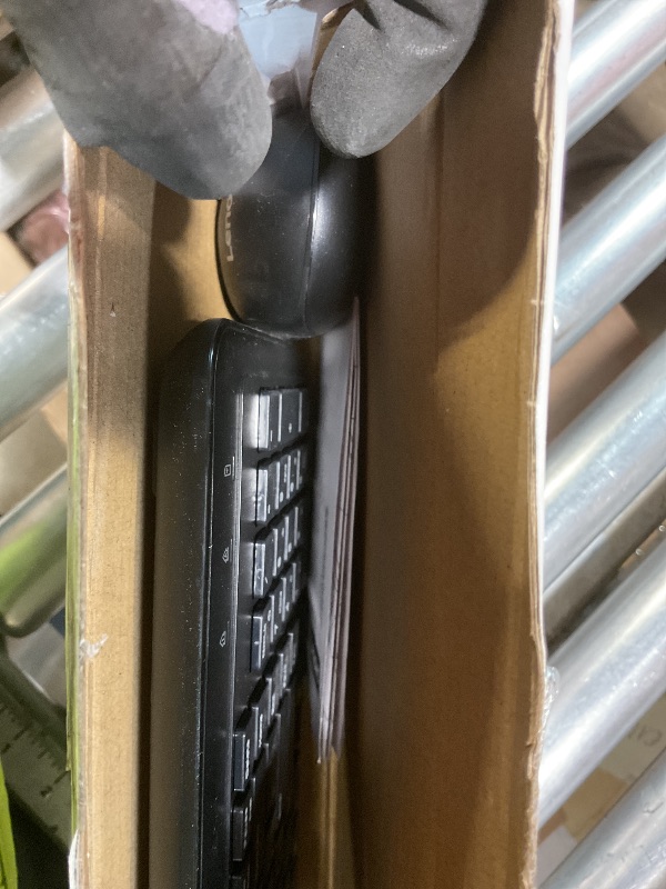 Photo 1 of **MISSING BLUETOOTH PLUGIN. SELLING FOR PARTS**Lenovo 300 Wireless Combo Keyboard and Mouse, 2.4 GHz Nano USB-A Receiver, Batteries Included