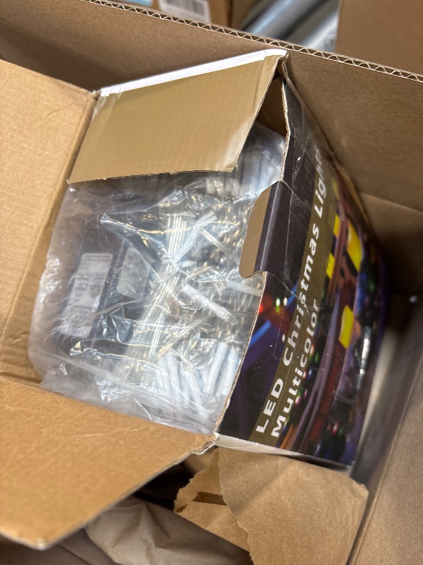 Photo 1 of 1500 LED 470FT Christmas String Lights, 12 Modes and Timer Memory Dimmable, Plug in Outdoor Waterproof Clear Wire Twinkle Fairy Light for for Xmas Yard Tree Wedding Party Outside Decor (Multicolor)