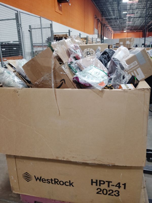 Photo 1 of *** NON REFUNDABLE *** 
TRASH/NON SELL PALLET
*MUST BRING TRUCK TO PICK UP*

These big variety boxes contain between 200 and 400 items, each with an unknown average retail value and condition. They consist of exception items, such as those not wanted by c