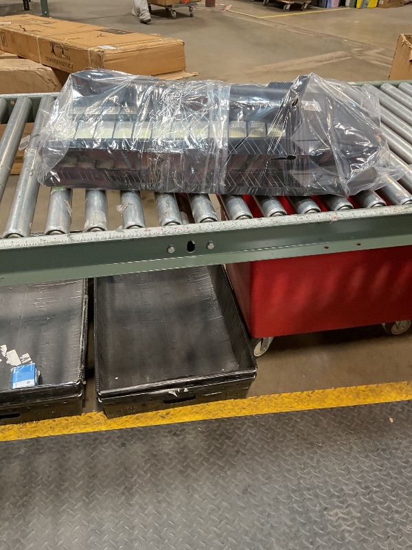 Photo 1 of **** UNTESTED/ MISSING REMOTE**** VOOJOY 9500W Solar Street Light Outdoor, Commercial Grade Solar Lights Outdoor, IP67 Waterproof Parking Lot Lights Dusk to Dawn LED Security Flood Light Motion Sensor with Remote Control, 2 Pack