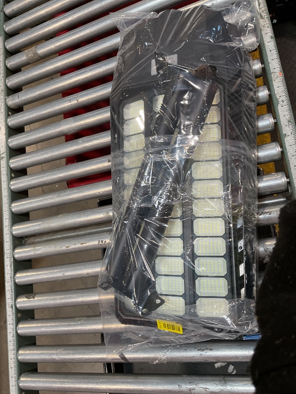 Photo 1 of **** UNTESTED/ MISSING REMOTE**** VOOJOY 9500W Solar Street Light Outdoor, Commercial Grade Solar Lights Outdoor, IP67 Waterproof Parking Lot Lights Dusk to Dawn LED Security Flood Light Motion Sensor with Remote Control, 2 Pack