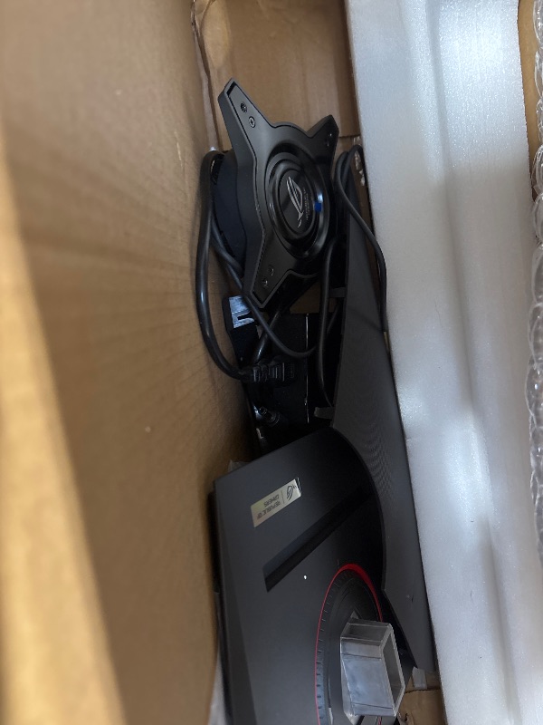 Photo 1 of **FOR PARTS ONLY***ASUS ROG Swift OLED 27” 1440P Gaming Monitor (PG27AQDP) - WOLED, QHD, 480Hz, 0.03ms, G-SYNC Compatible, Custom Heatsink, AI Assistant, DisplayHDR400 True Black, 99% DCI-P3, True 10-bit, DisplayWidget