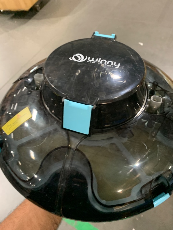 Photo 1 of (2025 Upgrade) Cordless Robotic Pool Cleaner, Lasts 80 Min, Automatic Vacuum for Above-Ground Pools up to 645 Sq.ft,Portable, Self-Parking,Light Black