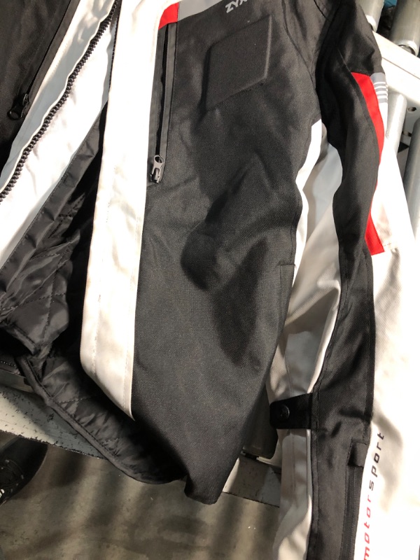 Photo 1 of ***(HEAVILY USED/ MINOR DAMAGE)***Motorcycle Jacket Motorbike Biker Waterproof Jackets Windproof Full Body Protective Gear Armoured Summer Winter for Men SIZE XXL 2XL