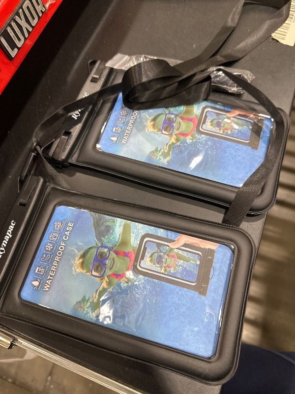 Photo 1 of [Up to 8.5"] Floating Waterproof Phone Pouch 2 Pack - Floatable Waterproof Phone Case with Lanyard for iPhone 16 15 Pro Max, Galaxy S25 S24 Ultra, IPX8 Cellphone Dry Bags, Beach Vacation Essentials