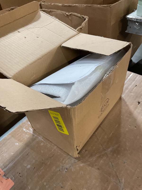 Photo 1 of ** MISSING HARDWARE**
SIKGFPN Adjustable Turtle Basking Platform, 10-13" Wide, Slip-Resistant Ramp, Acrylic, Transparent, Ideal for Turtle Tank Accessories