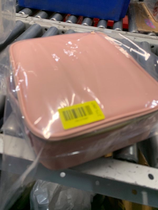 Photo 1 of (DAMAGED) ***SEE NOTES***RRtide Makeup Bag with Mirror of LED Lighted, Travel Makeup Train Case Cosmetic Bag Organizer with Mirror and Lights, Make up Bag with Light up Mirror Adjustable Divider Brush Board