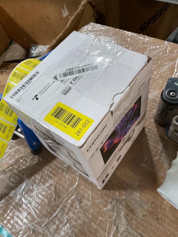 Photo 1 of ?Electric Focus?Magcubic Mini Projector 4K Support, Portable Projector with WiFi 6 and Bluetooth 5.4, Smart Proyector, 5W Soundbase Speaker, 180° Rotation for Home Theater HY300 Ultra