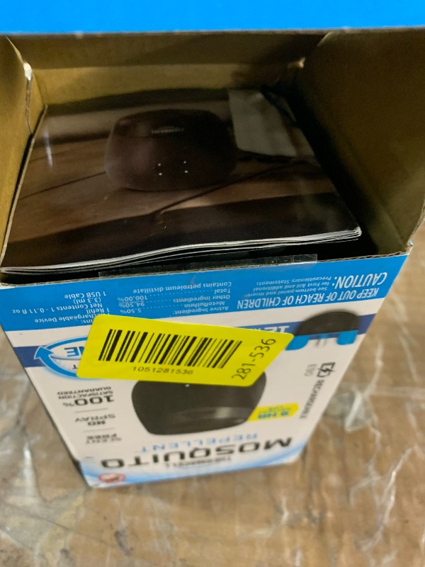 Photo 1 of (only container)(no refill) Thermacell Mosquito Repeller E-Series Rechargeable with 20' Mosquito Protection Zone; Up to 9-Hr Battery Life