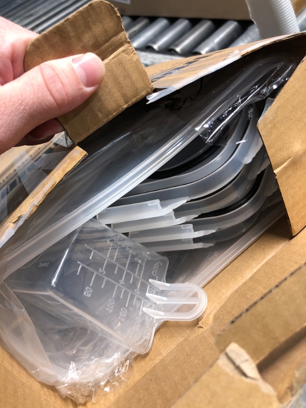 Photo 1 of (used) Skroam 4PCS Cereal Containers Storage [4L/135.2 oz], Airtight Food Storage Containers with Pour Spout for Kitchen & Pantry Organization