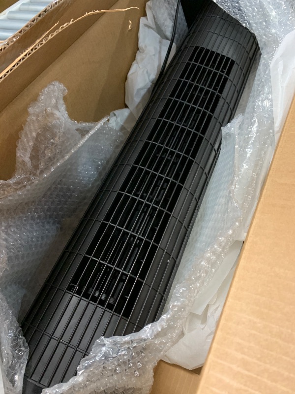 Photo 1 of (used) Uthfy 31 Inch Tower Fan for Bedroom, 120° Oscillating Quiet Standing Bladeless Fan With Remote, 7.5H Timer
