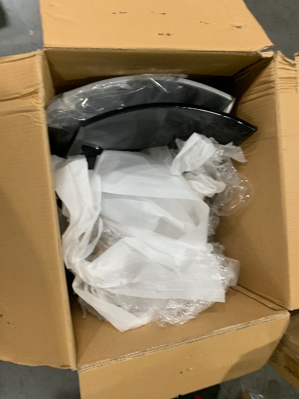 Photo 1 of ***FACTORY SEALED*** WRGHOME Modena Modern Stacking Plastic/Resin Patio Dining Side Chair Indoor/Outdoor, Pool, Patio, Kitchen, Restaurant (Set of 2), Black