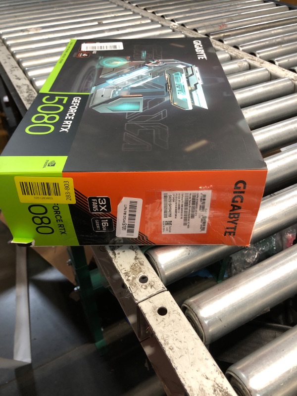Photo 1 of (not working)(sold for parts) Gigabyte GeForce RTX 5080 Gaming OC 16G Graphics Card - 16GB GDDR7, 256bit, PCI-E 5.0, 2730MHz Core Clock