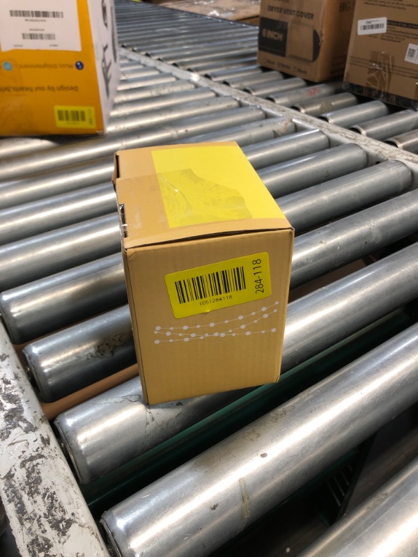 Photo 1 of (ONLY ONE) Solar String Lights Outdoor, 2 Pack 144FT 400 LED Solar Christmas Twinkle Lights Outside Waterproof Copper Wire with 8 Modes Solar Fairy Lights for Garden Tree Birthday Christmas Decor(Warm White)