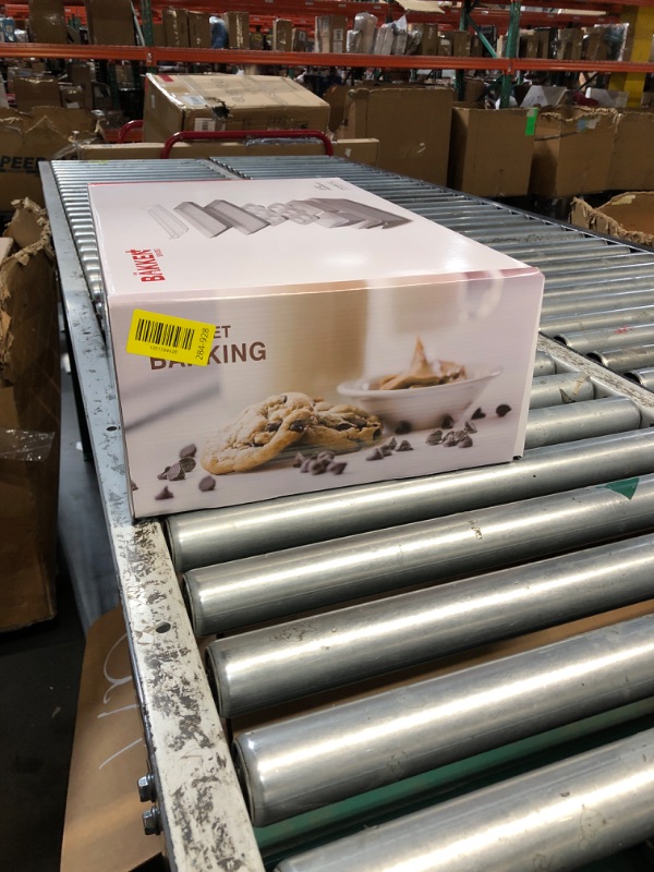 Photo 1 of ***FACTORY SEALED*** Bakken 8-Piece Stackable Bakeware Set - Ceramic Non-Stick Coating, Baking Sheets, Assorted Baking Pans, PTFE, PFOA & PFOS Free - Healthy Baking, Ergonomic Handles, Cooling Rack, Non-Toxic, Oven-Safe