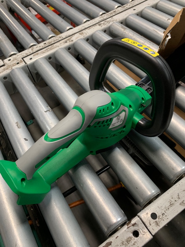 Photo 1 of (see all images) CaliGreen Tools 21V 22" Cordless Laser Cut Hedge Trimmer 3.0Ah Battery and Charger Included