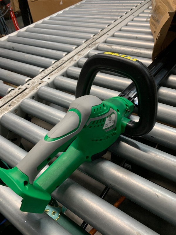 Photo 1 of (see all images) CaliGreen Tools 21V 22" Cordless Laser Cut Hedge Trimmer 3.0Ah Battery and Charger Included