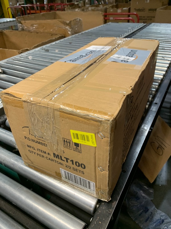 Photo 1 of **Only box 2 of 2**Alpine Corporation MLT134SL Indoor Floor Bubble Wall Water Fountain with Color-Changing LED Lights and Remote, 72", Silver