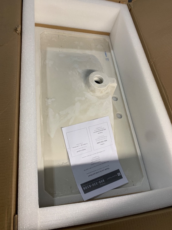 Photo 1 of ***PARTIAL SET***BOX 1 OF 2***
DWVO 36 Inch Bathroom Vanity with Sink Combo, Modern Bathroom Storage Cabinet with Resin Basin, Three Holes, 2 Doors & 3 Drawers, Navy Blue