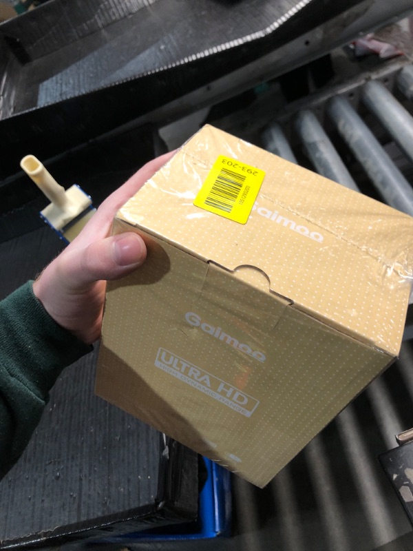 Photo 1 of ***FACTORY SEALED*** Mini Projector with WiFi and Bluetooth Built-in Apps Smart Projector Support 4K 1080P FHD 180° Adjustable Auto Keystone Compatibile with HDMI/TV Stick/Memory Stick/Laptop, White