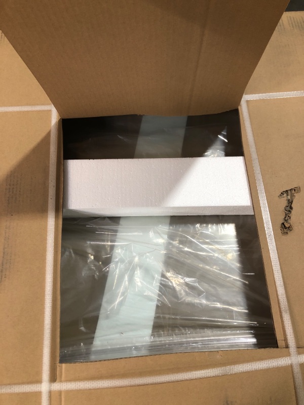 Photo 1 of ***FACTORY SEALED, OPENED TO CHECK GLASS WAS INTACT***AVKENOEDY Shower Door,60" W x 74" H Frameless Shower Door,Double Sliding Shower Door with Premium 1/4" (6mm) Thick Tempered Glass, Stainless Steel, Matte Black