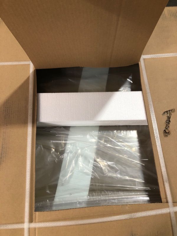 Photo 1 of ***FACTORY SEALED, OPENED TO CHECK GLASS WAS INTACT***AVKENOEDY Shower Door,60" W x 74" H Frameless Shower Door,Double Sliding Shower Door with Premium 1/4" (6mm) Thick Tempered Glass, Stainless Steel, Matte Black