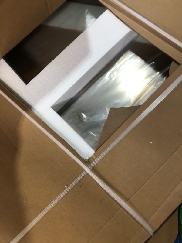 Photo 1 of ***FACTORY SEALED, OPENED TO CHECK GLASS WAS INTACT***AVKENOEDY Shower Door,60" W x 74" H Frameless Shower Door,Double Sliding Shower Door with Premium 1/4" (6mm) Thick Tempered Glass, Stainless Steel, Matte Black