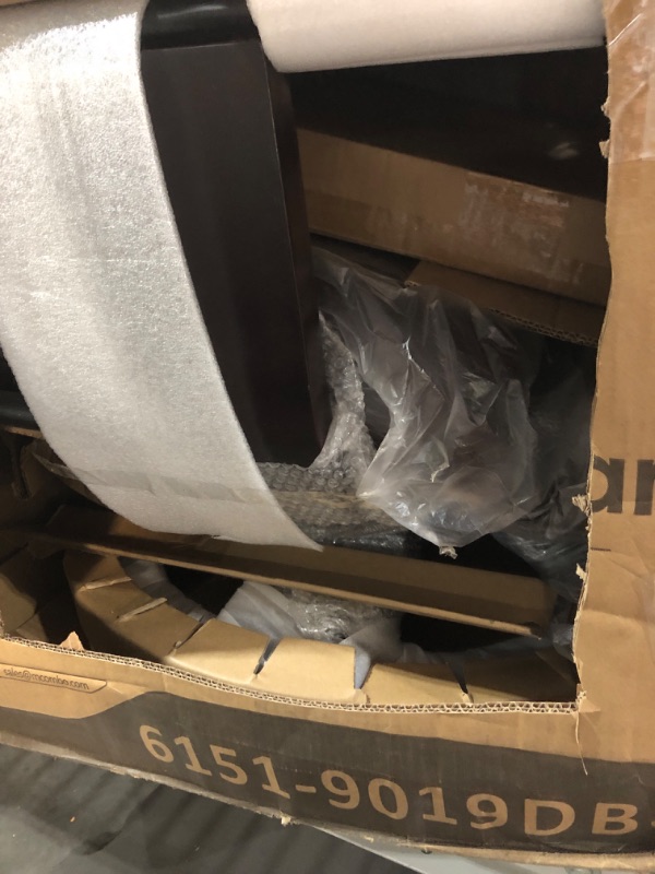 Photo 1 of **********MISSING THE OTTOMAN AND BACK OF CHAIR*******
MCombo Manual Swivel Recliner with Ottoman, Chair Ottoman Set for RV Small Spaces, Living Room, Bedroom, Office 9019 4919 (Faux Leather, Black)