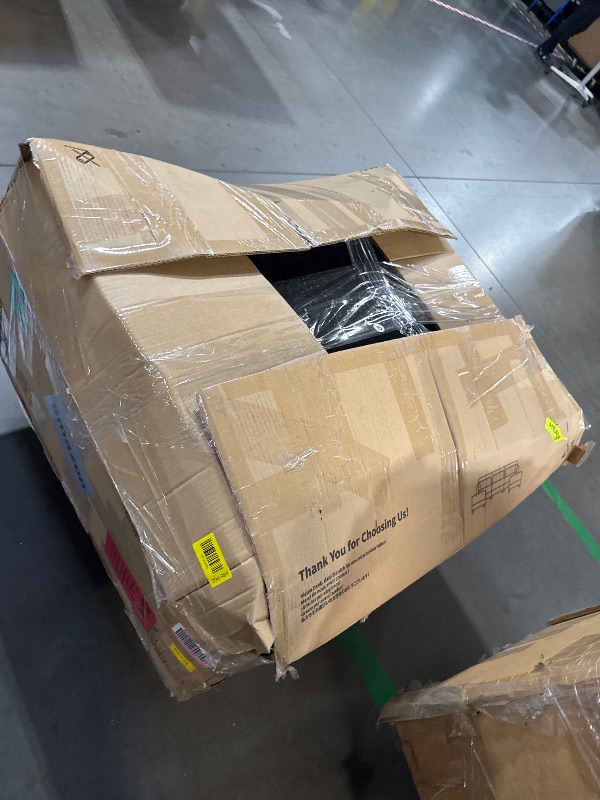 Photo 1 of ***PARTIAL SET*** Marsail Modular Sectional Sofa 110.6" U-Shaped Modern Comfy Cloud Couch, 5-Seat Chenille Deep Seat Sofa with Throw Pillow & Movable Ottoman for Living Room, Bedroom and Apartment, Charcoal Gray