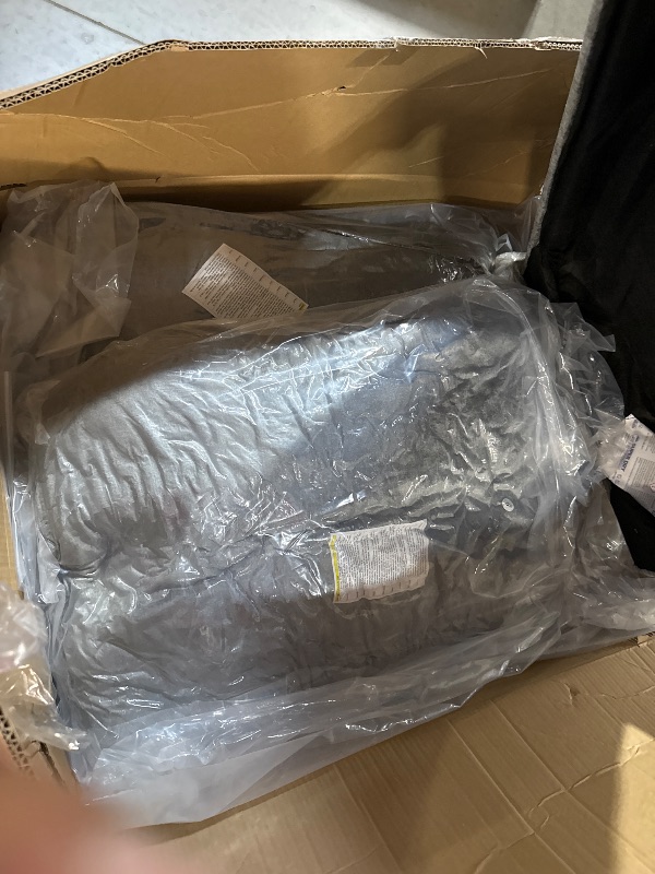 Photo 1 of ***PARTIAL SET*** Marsail Modular Sectional Sofa 110.6" U-Shaped Modern Comfy Cloud Couch, 5-Seat Chenille Deep Seat Sofa with Throw Pillow & Movable Ottoman for Living Room, Bedroom and Apartment, Charcoal Gray