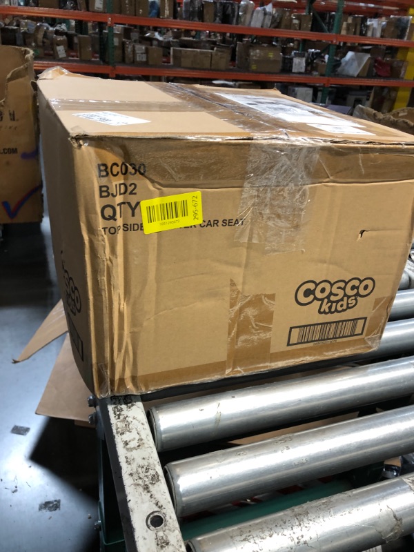 Photo 1 of (2 pack) Cosco Topside Backless Booster Car Seat, Lightweight Booster Seats for Cars 40-100 lbs, Backless Booster Seat for Car, Organic Waves