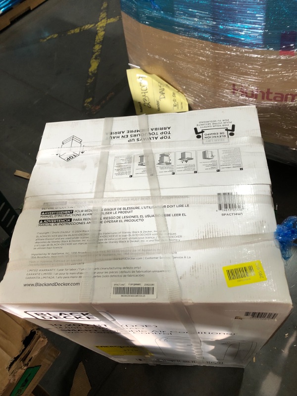 Photo 1 of ***FACTORY SEALED*** BLACK+DECKER Smart Portable Air Conditioner, 14,000 BTU (10,200 BTU SACC) for Rooms up to 700 Sq. Ft., Smart Portable AC with Follow Me Remote and Window Kit, BPACT14WT, White