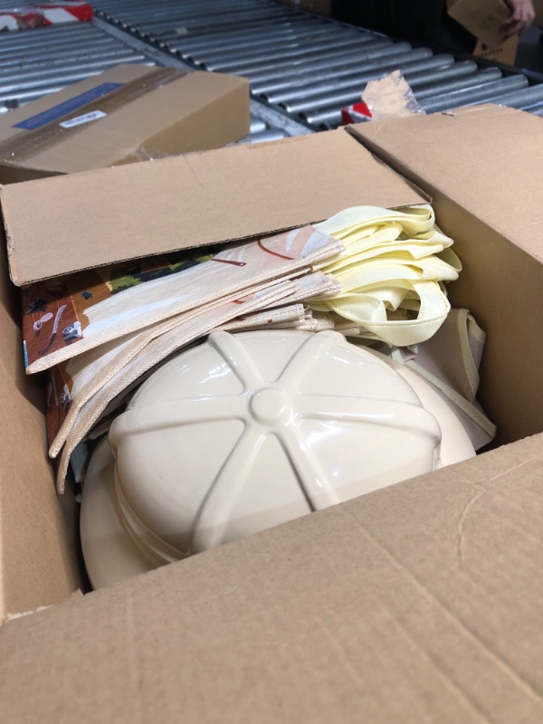 Photo 1 of (incomplete item) Newcotte 72 Pcs Kids Explorer Costume Toy Include 24 Kids Safari Vests 24 Party Plastic Safari Hats 24 Tote Bag Bulk for Explorer Jungle Party