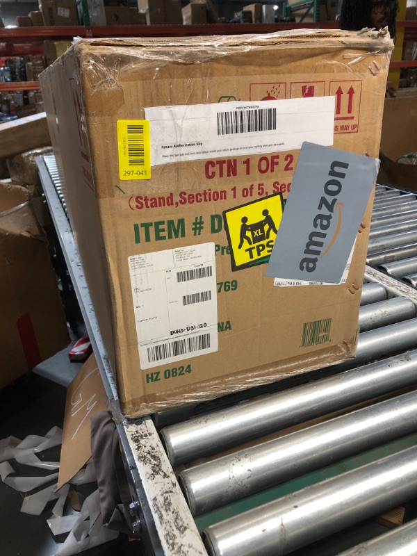 Photo 1 of ***PARTIAL SET, BOX 1 OF 2 - PRICE ADJUSTED*** National Tree Company 12 ft Pre-Lit Dunhill Fir Artificial Christmas Tree, 1,200 LED Lights, 7,794 Tips, PowerConnect, Foot Pedal, 10 Light Functions, Includes Stand, Green