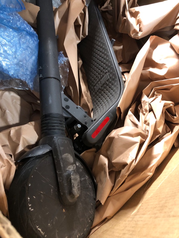 Photo 1 of ***DAMAGED - SEE NOTES/PICTURES*** Segway Ninebot E2 Plus II Electric Scooter, 15.5 MPH, 16 Miles Max Range, Front Suspension, 8.1" Shock-Absorbing Tires, Dual Brakes, Scooter for Adults, UL-2272 2271 Certified