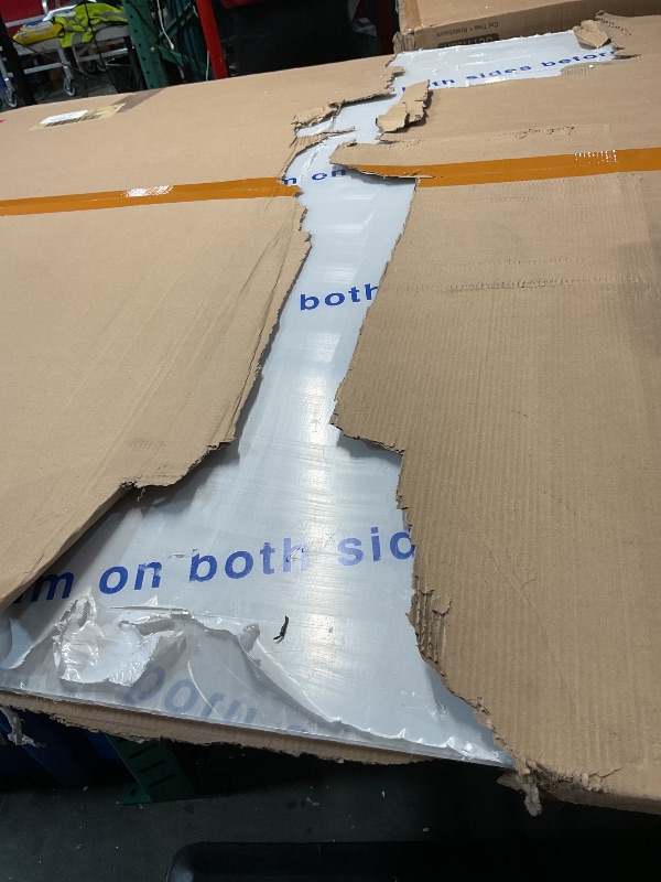 Photo 1 of [Large Size] Crystal Clear 1/5" Thick 59" x 47" Heavy Duty Hard Chair Mat, Can be Used on Carpet or Hard Floor