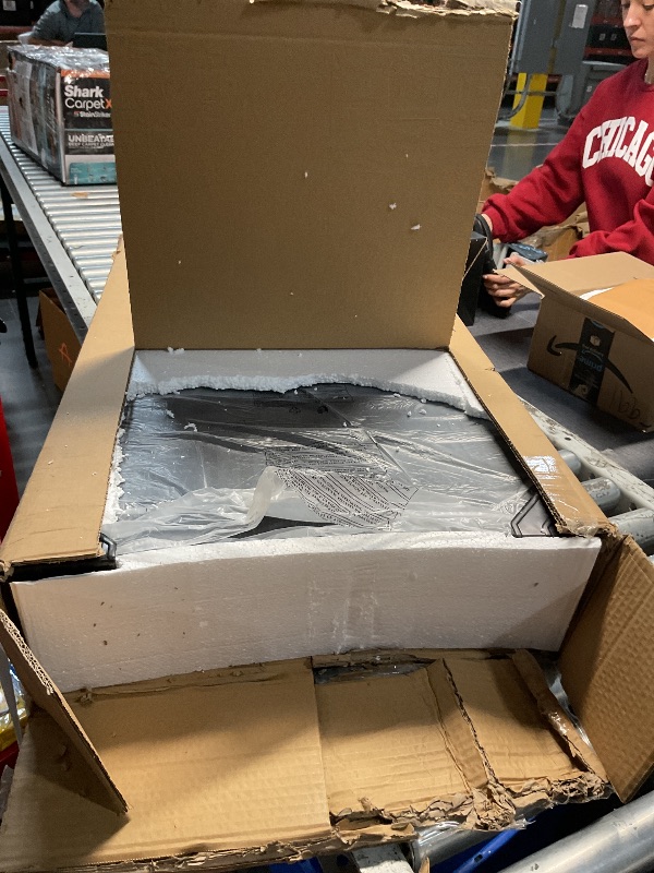 Photo 1 of ??????? Maihail Home Office Desk with Drawers Adjustable Shelves, 59 inch Writing Desk with File Cabinet, Large Computer Desk with Storage, Vintage, Black