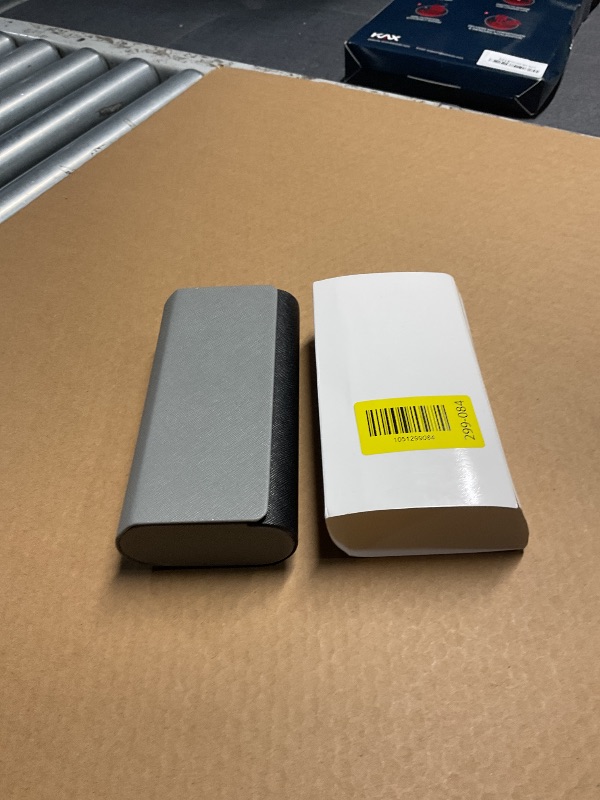 Photo 1 of ????(Meigan) Double Glasses Case Aluminum Hard Shell Black For Men, Women | For Reading glasses and sunglasses etc.