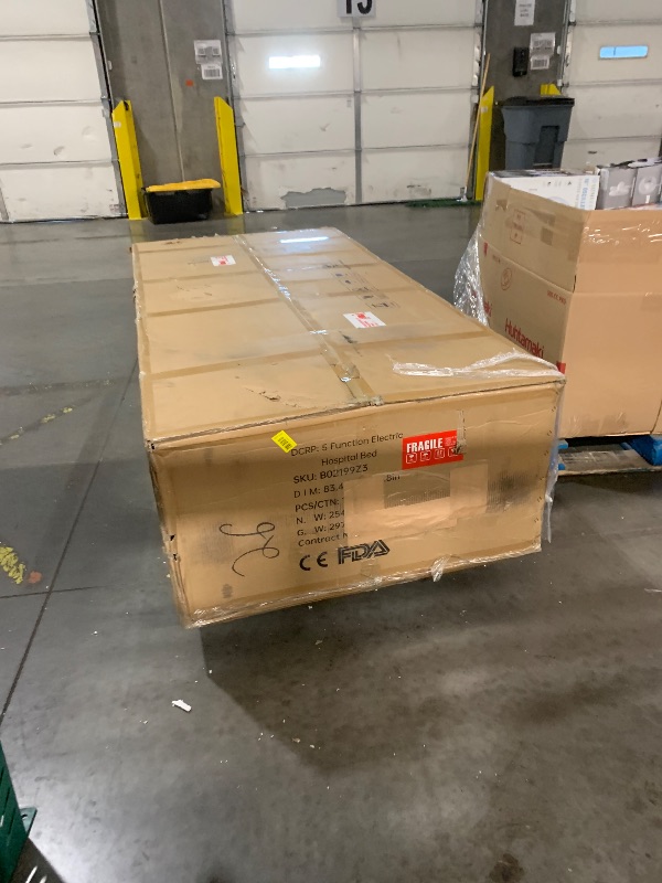 Photo 1 of ***PALLET TRUCK OR TRAILER PICKUP ONLY***
Restisland Premium 5 Function Electric Hospital ICU Bed with Mattress & IV Pole.