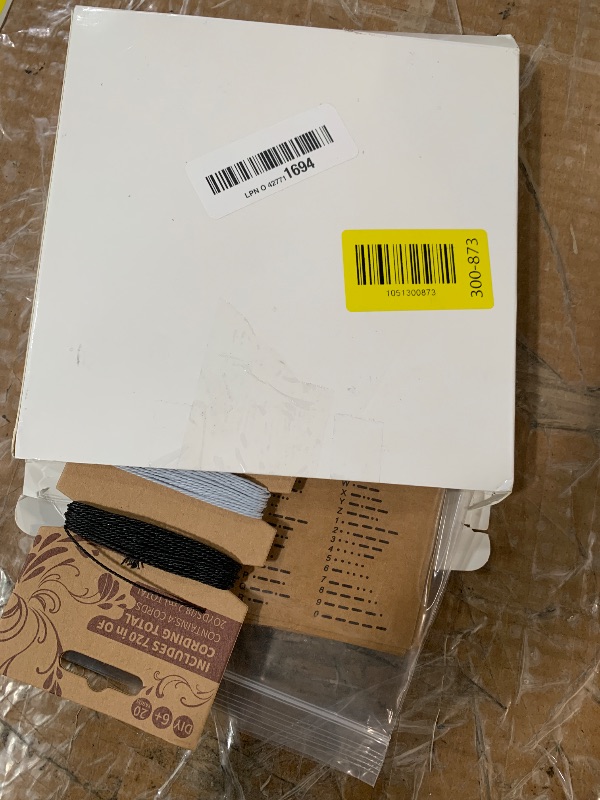 Photo 1 of SUNNYCLUE 1 Box 400Pcs DIY Morse Code Bracelet Kit Morris Code Bracelets in Bulk Silver Black Gold Plastic Barrel Round Spacer Beads Display Card Bracelet for Jewelry Making Bracelets Crafts Supplies