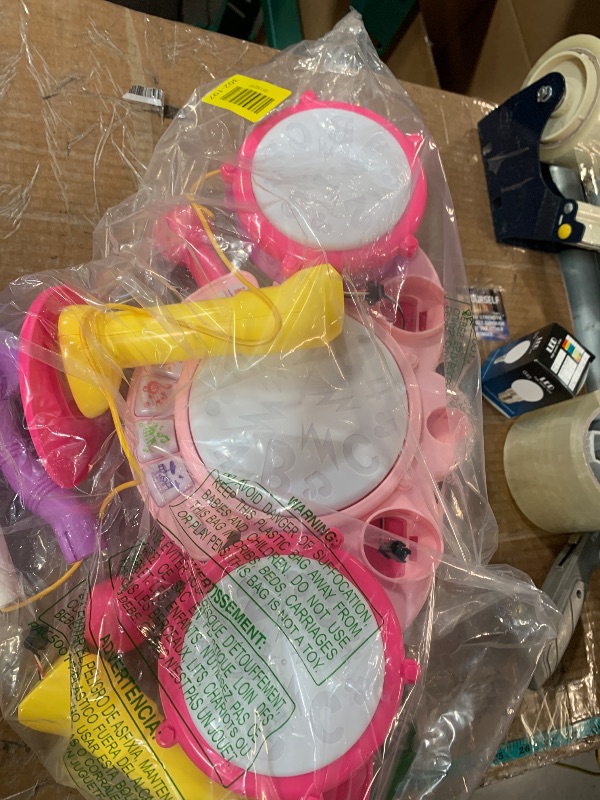 Photo 1 of ***PARTIAL SET - PRICE ADJUSTED***
Kids Drum Set for Toddlers 1-3 Musical Baby Girl Toys for 1 Year Old Girl Gifts Educational Microphone Instruments Toys 12-18 Months Toddler Toys Age 1-2 Birthday Gifts Presents for 6 9 12 Months