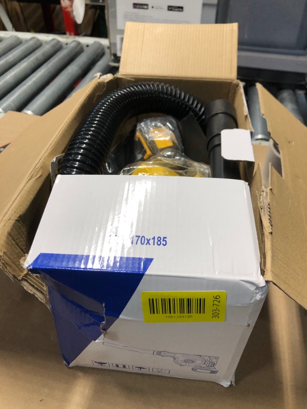 Photo 1 of (sold for parts) Cordless Leaf Blower with 2PCS 1500mAh Batteries Powered Small Handheld Leaf Blower for Lawn Care Yellow3